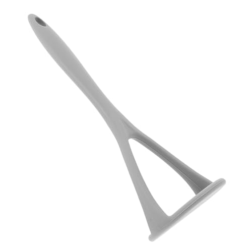 Cabilock Silicone Potato Ricer Lightweight Food Pressing Tool for Potatoes and Fruits Comfortable Grip Kitchen Gadget Grey and Food Grade Silicone for Easy Operation