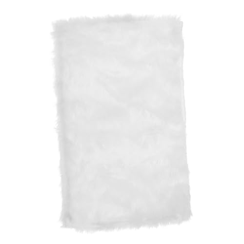 Chemin de table en peluche douce lavable pour decoration de table de fete