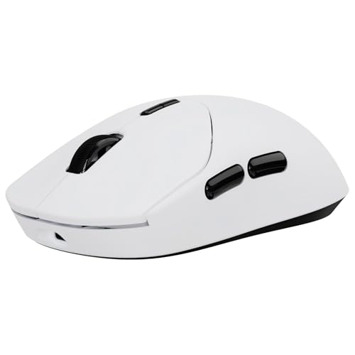 Rapoo VT2 Series Wireless Gaming Mouse, True 8K Polling Rate, 53g Lightweight, Up to 750 Hr Battery, Nordic nRF54L15 MCU, High-Performance Gaming Switch, 10 Programmable Buttons, Macro Enabled, White