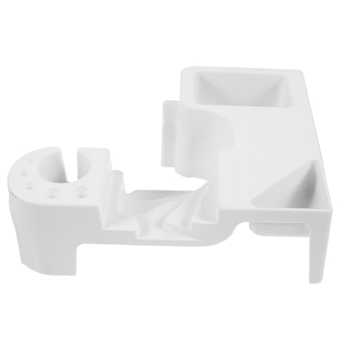 BUGUUYO Juguetes De Jaula para Hamster Cebo para Ratas Alimentador Hámster Jaula para Gatos Casa Hamaca De Rata para Jaula Basura Heno Trampas Cabaña Escondite De Cobayas Beige El Plastico