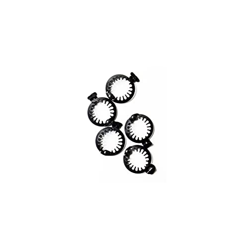 Puffcuff micro 1.5" hair clamp (5 pcs) - all natur…