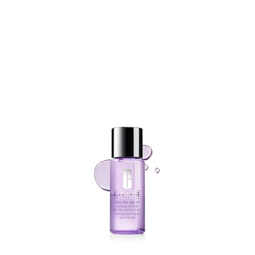Clinique Take The Day Off Liquid Makeup Remover For Lids, Lashes, + Lips | Eye Makeup Remover | Oil Free + Non-Irritating | For All Skin Types, 1.7 Fl Oz