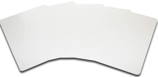 Mazo de cartas en blanco para póker 52 piezas miniatura 2