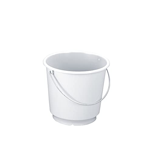 Denox DEN365 Cubo Nordik 10L, Blanco, diámetro 290x262 mm