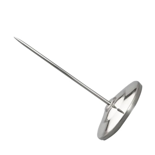 ledmomo ステンレス製伝票差し 加重防滑底付き レ整理用メモスパイク 飲食店やホテル向け卓上用伝票ホルダー