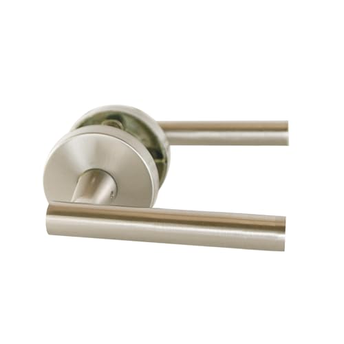 Image of Design House Eastport Dummy Door Lever, Satin Nickel