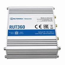 Teltonika RUT360100100 - RUT360 4G LTE CAT6 Industrial Router + WiFi with AC Adapter