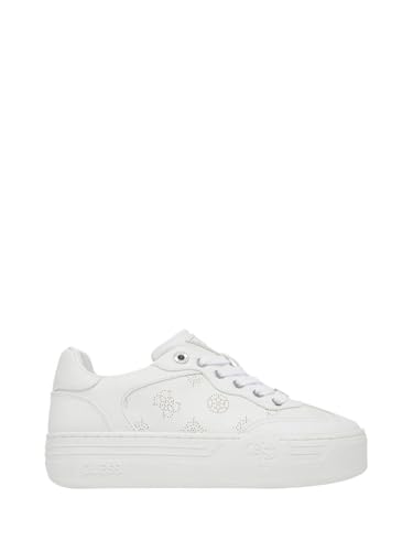 GUESS SWOLE3 Basket Blanche Pointure 36 pour un Look Casual Quotidien