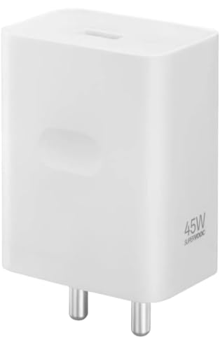 Image of 45W SuperVOOC Charger for Realme Smartphones with USB-C Cable | Compatible with Realme 12x 5G, 12 5G, 12+, 12 Pro+, 12 Pro, 11 Pro+, 11 Pro, 11x 5G, 10 Pro+, 10 Pro, Narzo 60x /60 /50