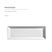 Mäser, Serie Trendy Line, Teller rechteckig 32 x 11 cm, im 2er-Set, Weiß