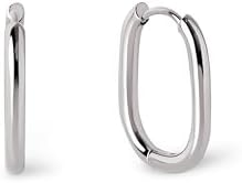 SINGULARU - Pendientes Aro Bossa. Acero con Acabado en Baño de Or...