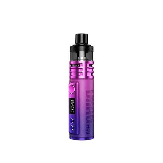 VOOPOO Drag H40 Kit 40W 1500mAh Long-Lasting Battery DTL & MTL vaping Adjustable Airflow 0.54??OLED Display No Nicotine (Modern Red)