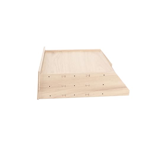 Casa de murciélagos resistente a la intemperie con diseño ecológico de madera para exteriores 4