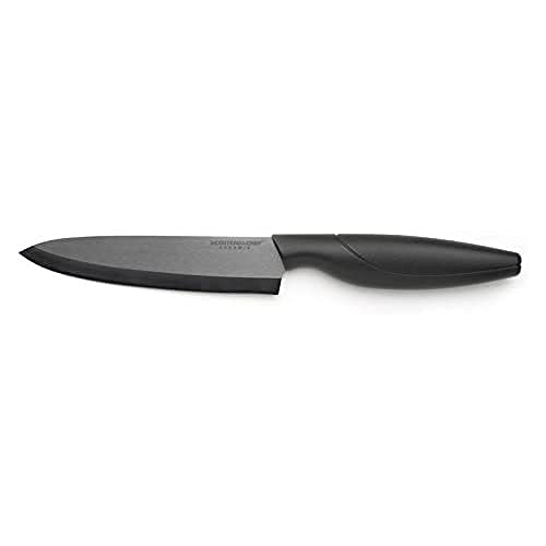Le Couteau du Chef, Tarrerias Bonjean 442910 Le Couteau du Chef 1 Couteau du Chef Lame Céramique Noire 15 Cm Manche Ergonomique Soft Touch