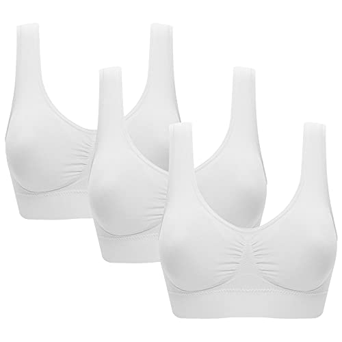 Soutiens-gorge confortables sans couture sans armature en lot de 3 pour femme