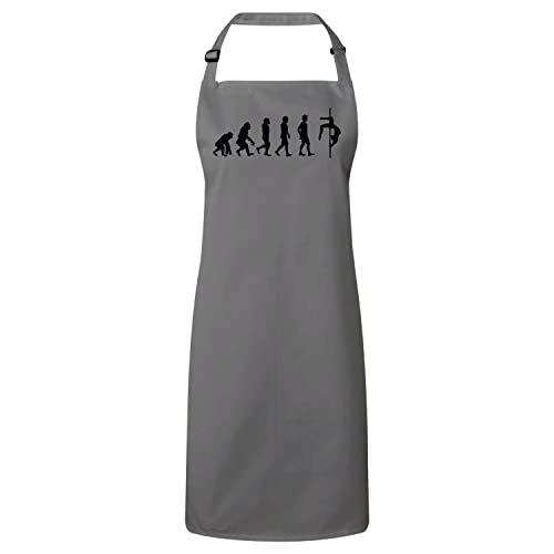 Tablier cuisine premium gris au design pole dance avec finitions haut de gamme Fabulous