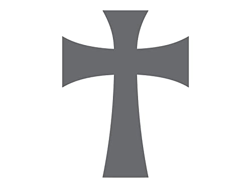 Cross Vinyl Sticker Gothic Jesus Christ Handmade Decal