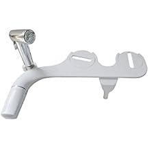 Two-in-one Bidet and Handheld Cleaning Device, Compact Design with Braided Metal Bidet Hose, Retractable Self-Cleaning Nozzle, Easy Operation, Easy Installation