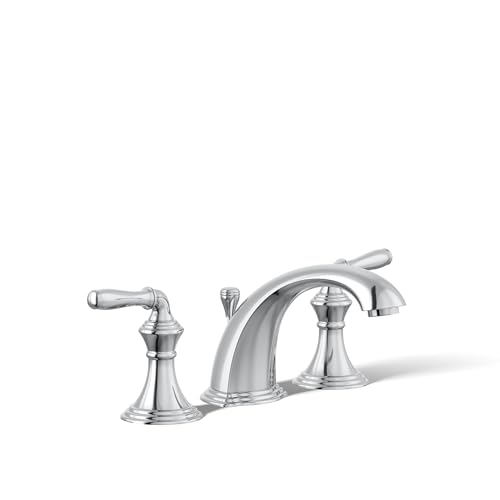 KOHLER K-394-4-CP Devonshire® Widespread Bathroom Sink Fauce...