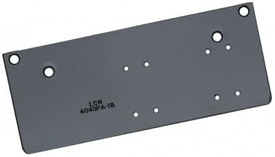LCN 404018PABL Black Drop Plate for Parallel Arm Mounting 4040 Series Surface Mounted Closers