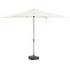 ACAZA staande parasol in aluminium – 200×300 cm – gebroken wit