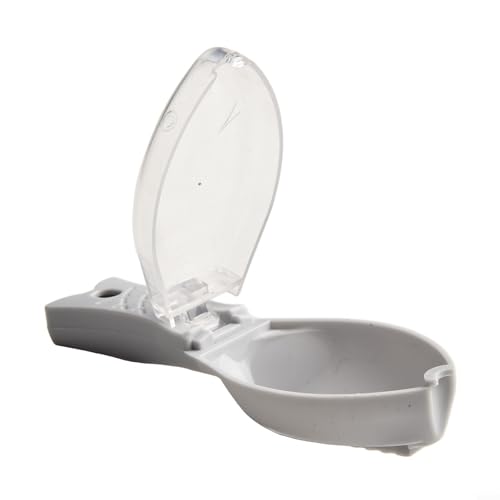 Raspador de escamas de pescado, herramienta de plástico para escamas de peces con cubierta para una fácil limpieza, 16 x 5 cm, utensilio de cocina verde para uso doméstico