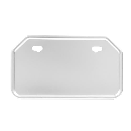 モトベース(MOTO BASE)バイク用 アルミナンバープレートホルダー|MBAP-NPF-03|シルバー(原付山型用)