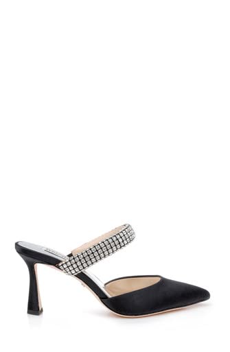 Badgley Mischka Women's Sadiya Jeweled Kitten Heel Pump4