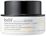 Belif Aqua Bomb Vitamine C Crème faciale – Hydratant Gel léger avec acide hyaluronique, vitamine C & E, Hydrates, Smooths Texture & Pour tous les types de peau, le soin coréen