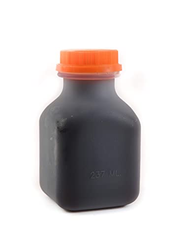 [100 PACK] Empty Plastic Juice Bottles with Tamper Evident Caps 8 OZ - Smoothie Bottles - Ideal for Juices, Milk, Smoothies, Picnic's and even Meal Prep by EcoQuality Juice Containers