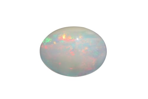 Opale éthiopienne véritable 2.28 Cts : pierre ovale de collection au feu exceptionnel