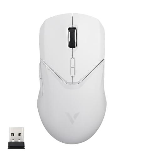 Souris gamer sans fil Rapoo VT9Pro 4K blanche ultra-légère 68g avec capteur Paw 3398