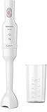  Philips ProMix Hand Blender Serie 3000 - 400 W, con Diseño Antisalpicaduras, Blanco (HR2520/00)