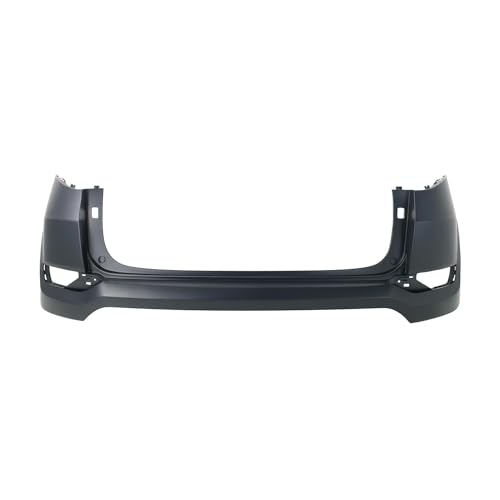 Image of Compatible with Hyundai Tucson 2016-2018 Rear Upper Bumper Cover | Primed, Without Parking Sensor Holes, Ready to Paint, OEM 86611D3000, HY1114103