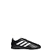 adidas Goletto Turf Soccer Shoe, Black/White/Metallic, 6 US Unisex Big Kid