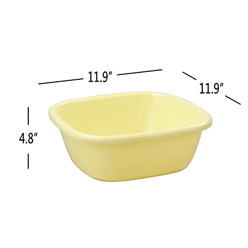 Asking Colorful Small Wash Basin, 8 Quart Plastic Dish Basins For Children, Set Of 4 #TOP1
