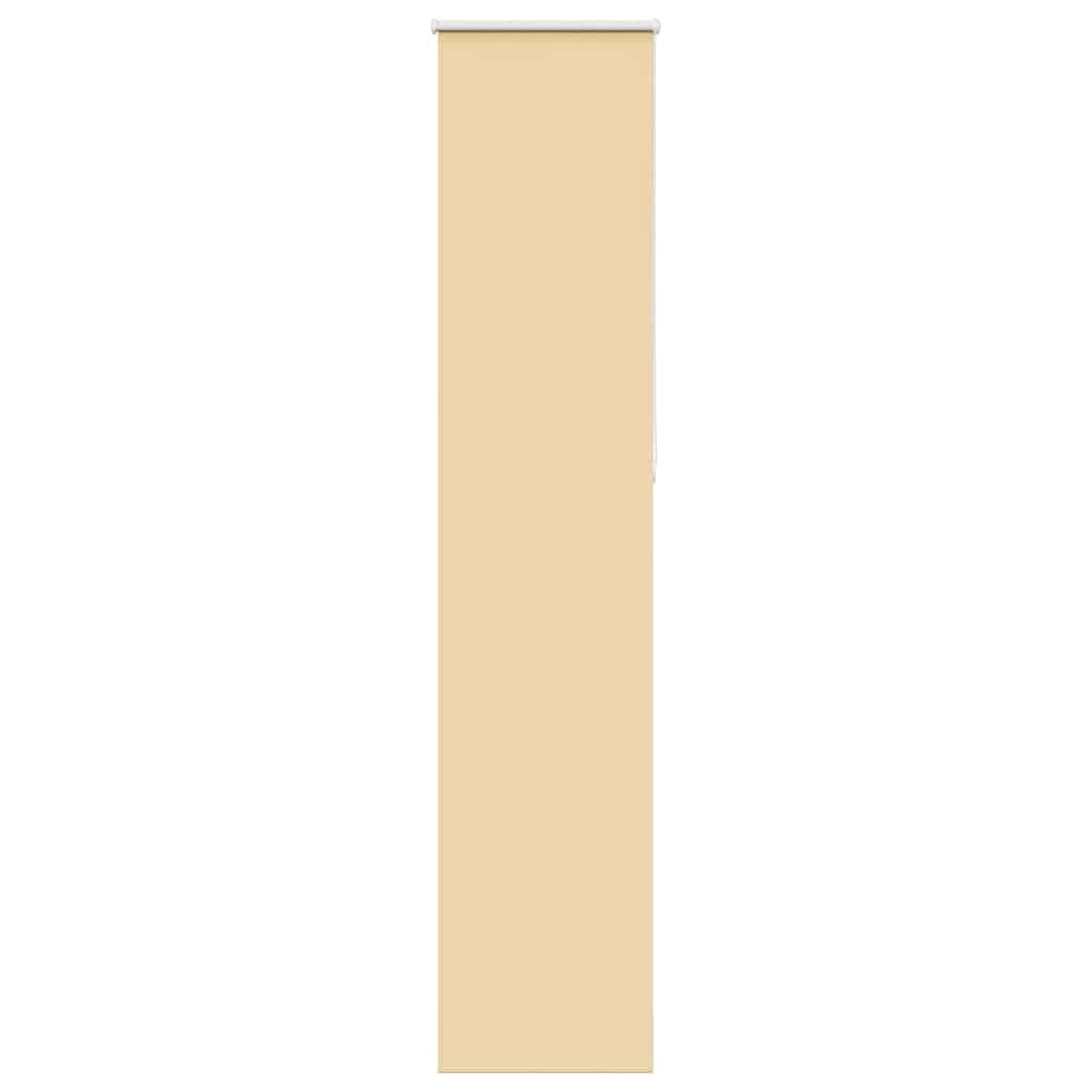 vidaXL Roller Blind Blackout Beige 55x210 cm Fabric Width 50.7 cm Polyester