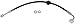 Dorman H622763 Front Driver Side Brake Hydraulic Hose Compatible with Select Buick Models