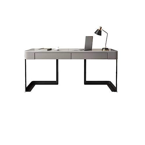 Escritorio de pizarra de lujo para PC, mesa de escritura simple para el hogar y oficinas pequeñas, estación de trabajo compacta de 120 cm para estudios, diseño moderno de alta gama