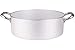 Pentole Agnelli ALMR110445 Cacerola cilíndrica Alta Radiante, Aluminio Profesional 5 mm, 45 cm