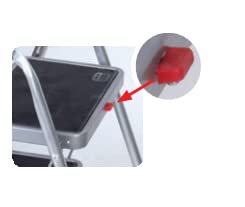 FACAL 1006364 Sgabello Alluminio Super Effe, 2 Passi