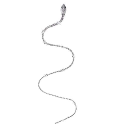 Sparkling Hair Clip Snake Headwear Snake Hairpin Alloy Material Hair Pin