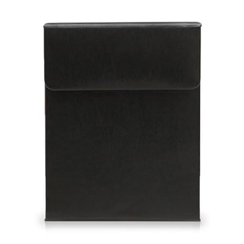 WOLF 99504 Heritage 2 Piece Watch Box, Black