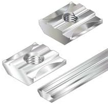 BOSCH REXROTH ALUMINIUM STRUT FRAMING PROFILE SLIDING BLOCK; 8MM SLOT SERIES; M4 THREAD; QTY10