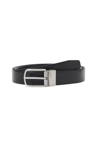 Ceinture homme BOSS en cuir noir élégant pour parfaire votre costume