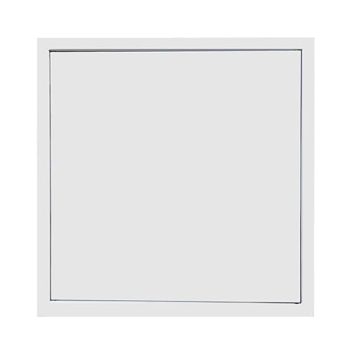 AIROPE Sportello di Ispezione in Acciaio 400 x 400 mm con Chiusura Magnetica, Apertura Laterale Sinistra/Destra, Pannelli di Accesso per Contatore dell'Acqua, Soffitto, Vasca e Scatole per Fusibili