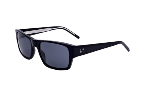 Tommy Hilfiger Men's Casual Rectangular Sunglasses, 807, 56