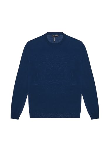 Pull bleu Antony Morato Mmsw01355, maille premium et finitions ya500057