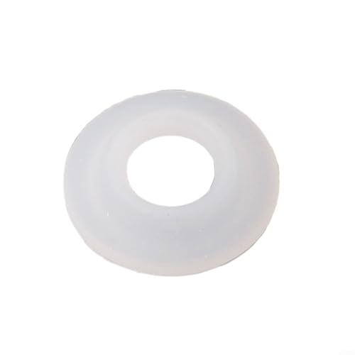 Paquete de 25 arandelas de silicona para botellas Grolsch, repuesto esencial para recipientes de bebidas con tapa oscilante (blanco)
