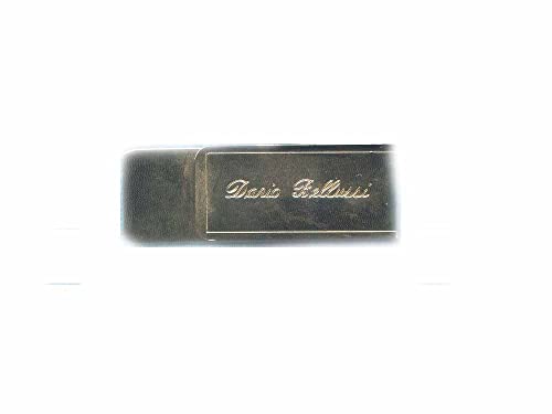 Pince à billets personnalisée artisanale nom prénom métal or argent 7x3 cm